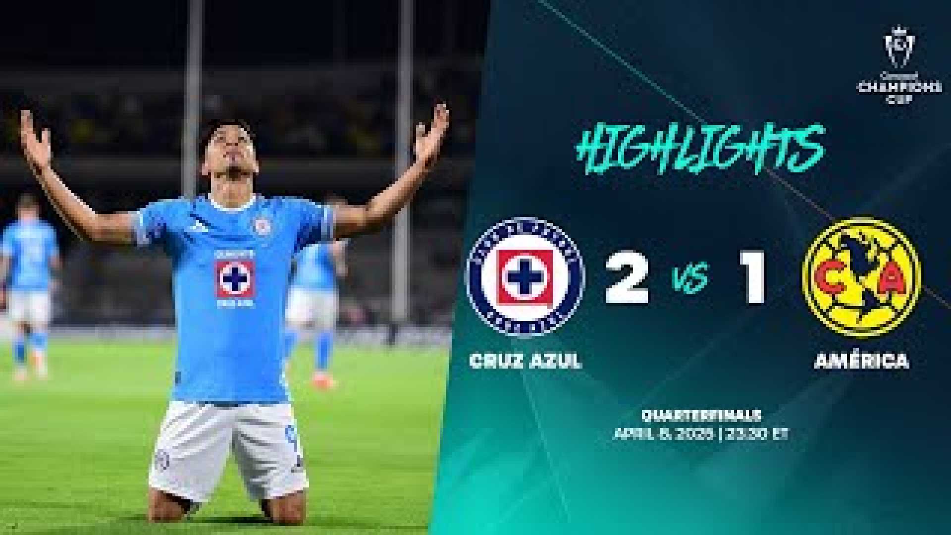 Cruz Azul Club America Match Highlights
