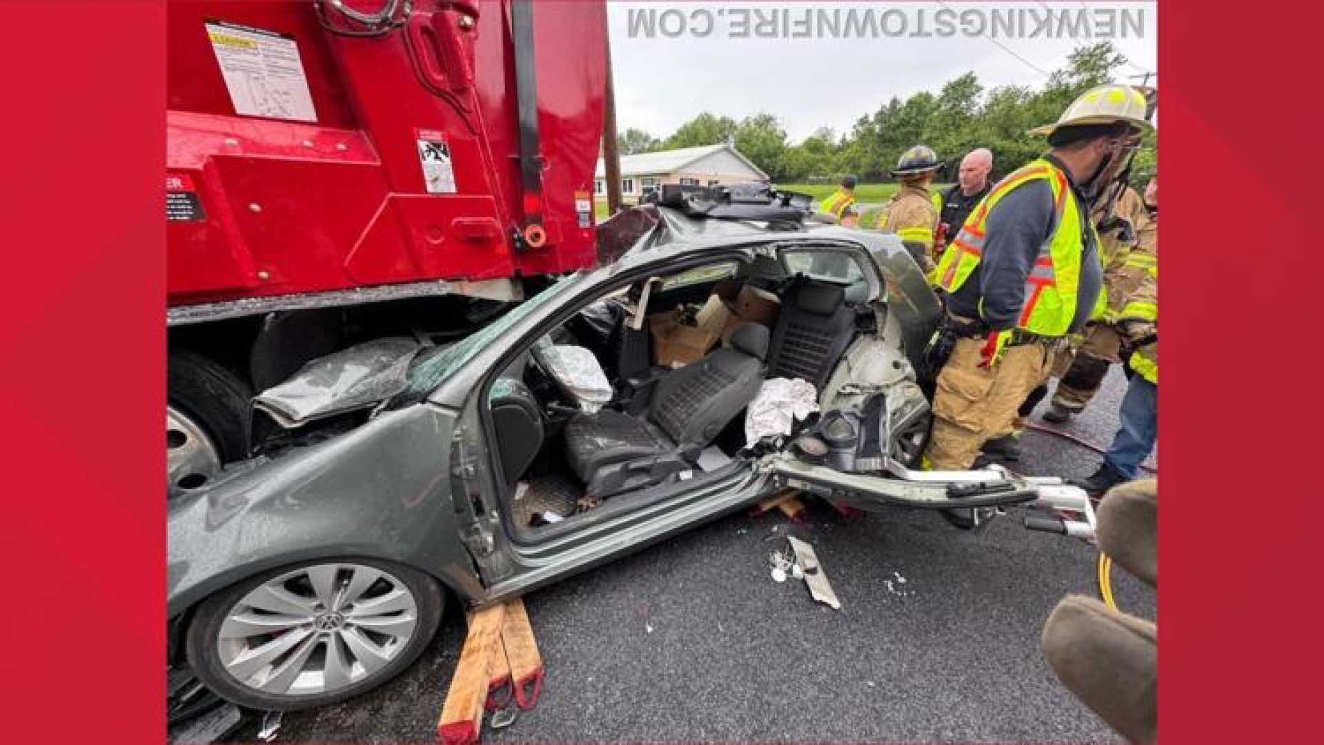 Cumberland County Car Crash Garbage Truck