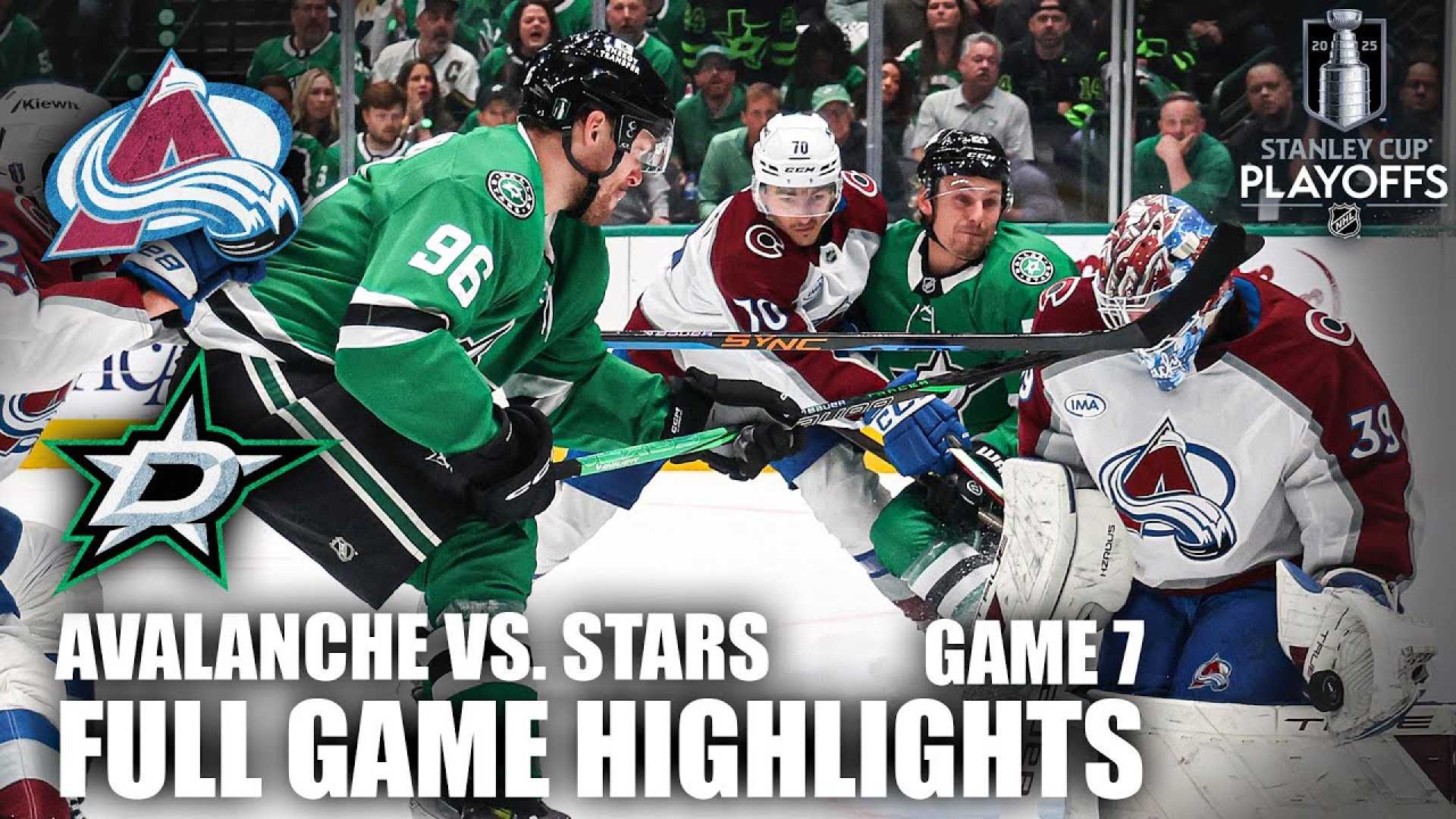 Dallas Stars Vs Colorado Avalanche Game 7 Highlights