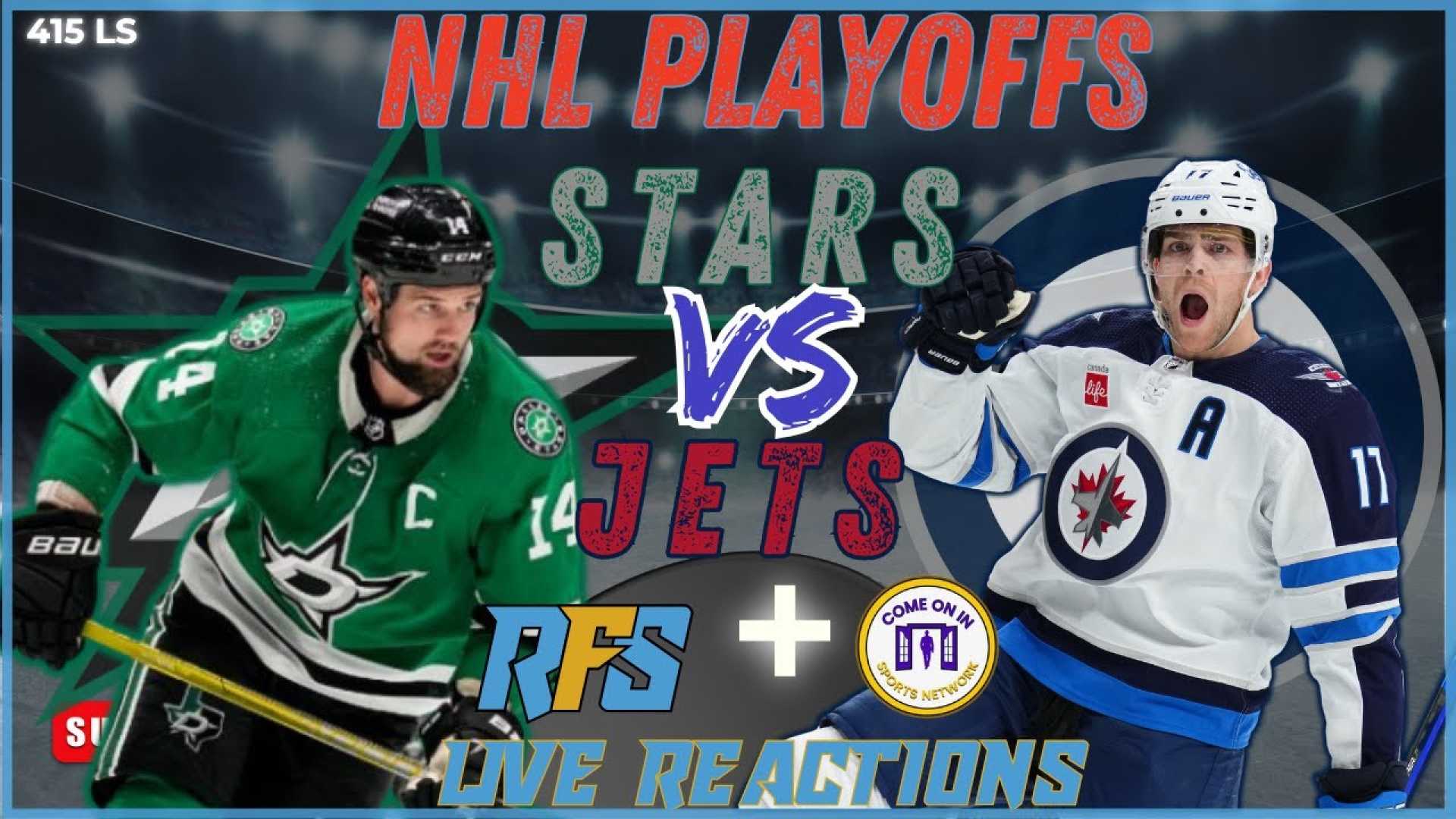 Dallas Stars Vs Winnipeg Jets Playoff Hockey