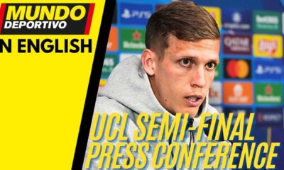 Dani Olmo Press Conference Fc Barcelona
