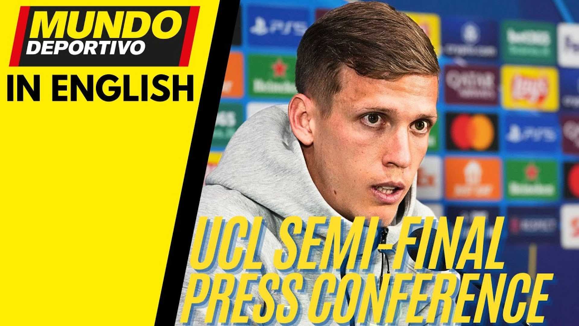 Dani Olmo Press Conference Fc Barcelona
