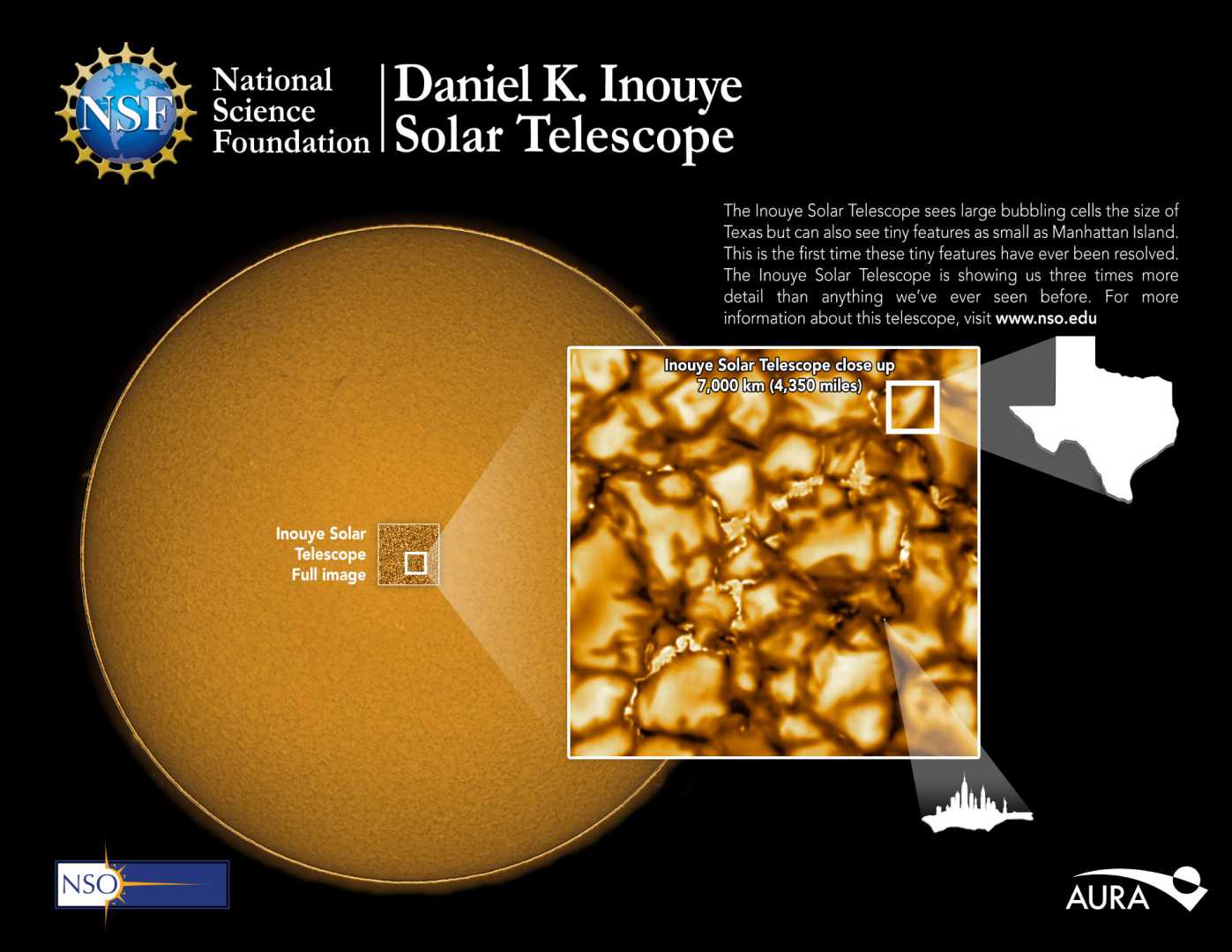 Daniel K. Inouye Solar Telescope Image Of The Sun