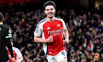 Declan Rice Arsenal Champions League