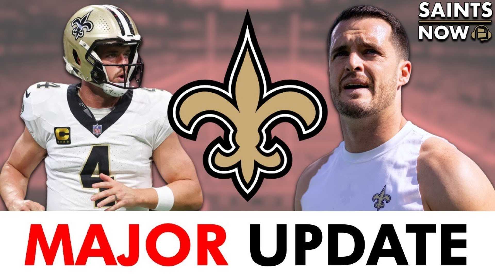 Derek Carr New Orleans Saints Injury Update