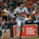 Detroit Tigers Baseball Player Hitting