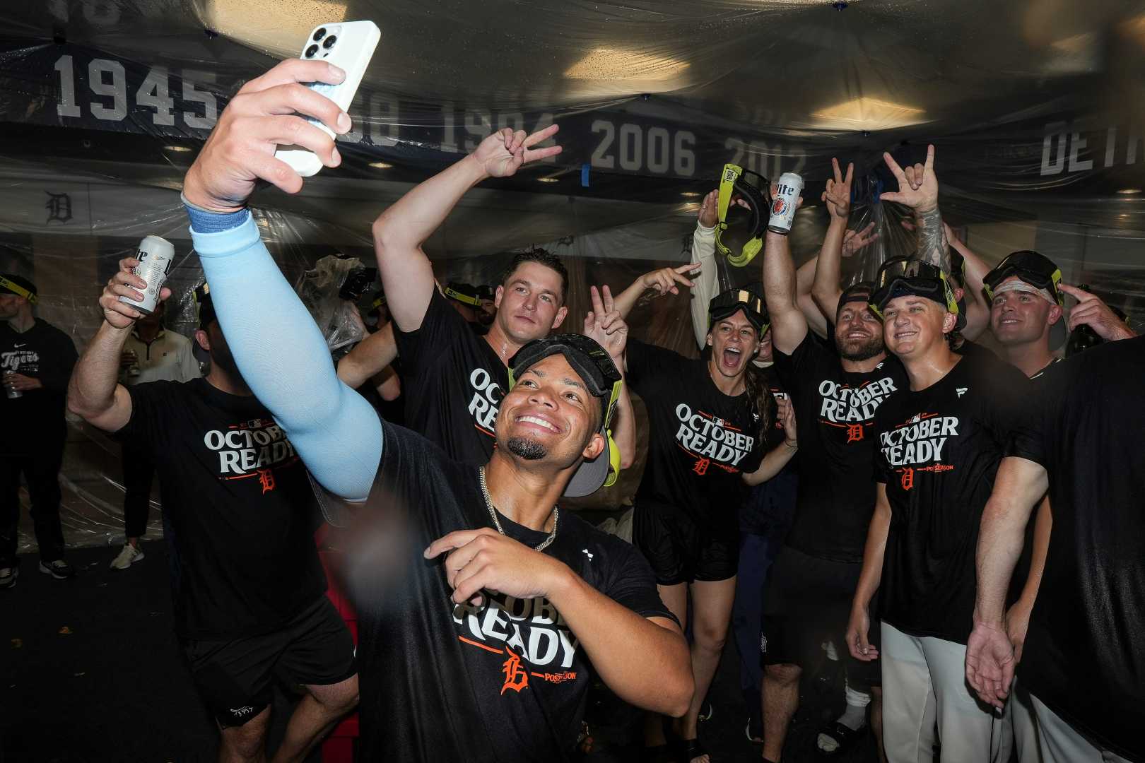 Detroit Tigers Playoff Celebration 2025