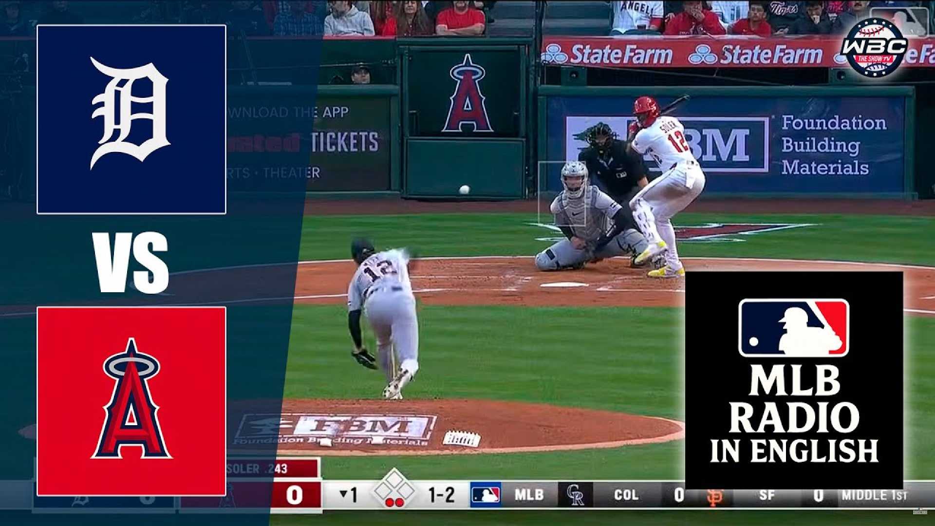 Detroit Tigers Vs Los Angeles Angels Baseball