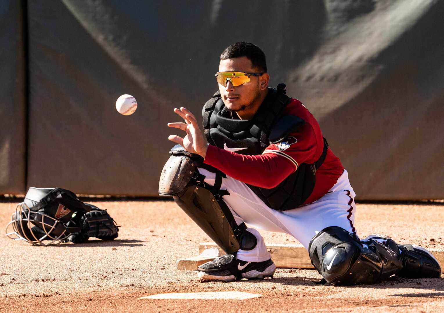Diamondbacks Catcher Moreno Baseball