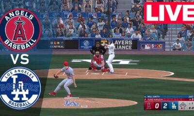 Dodgers Angels Baseball Game