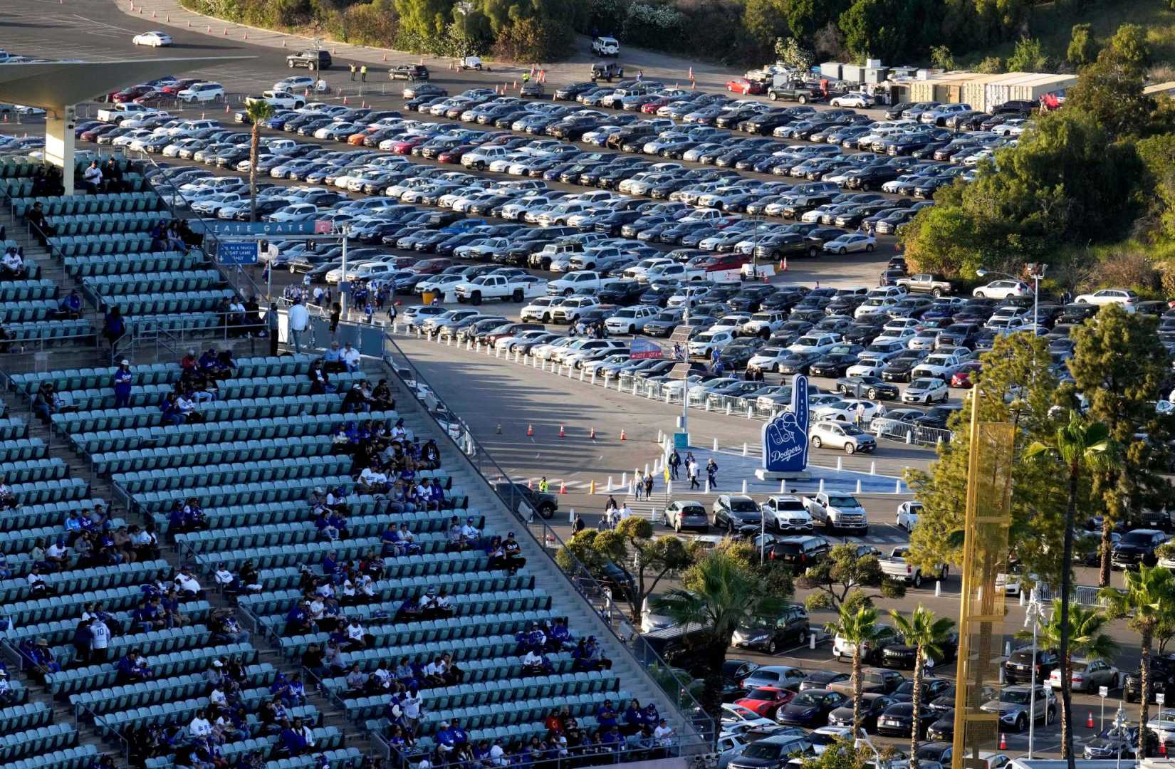 Dodgers Stadium Parking Lot Fight Elton John