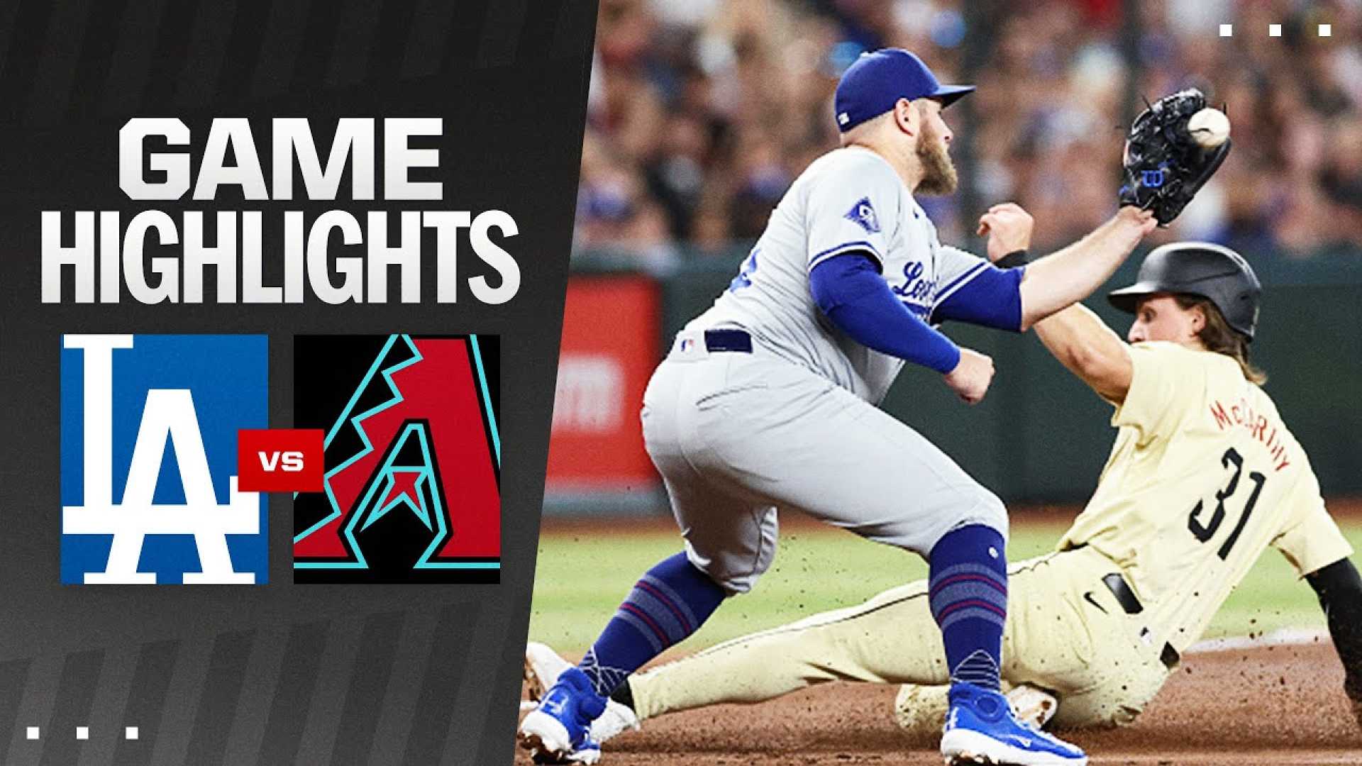 Dodgers Vs Diamondbacks Baseball Game