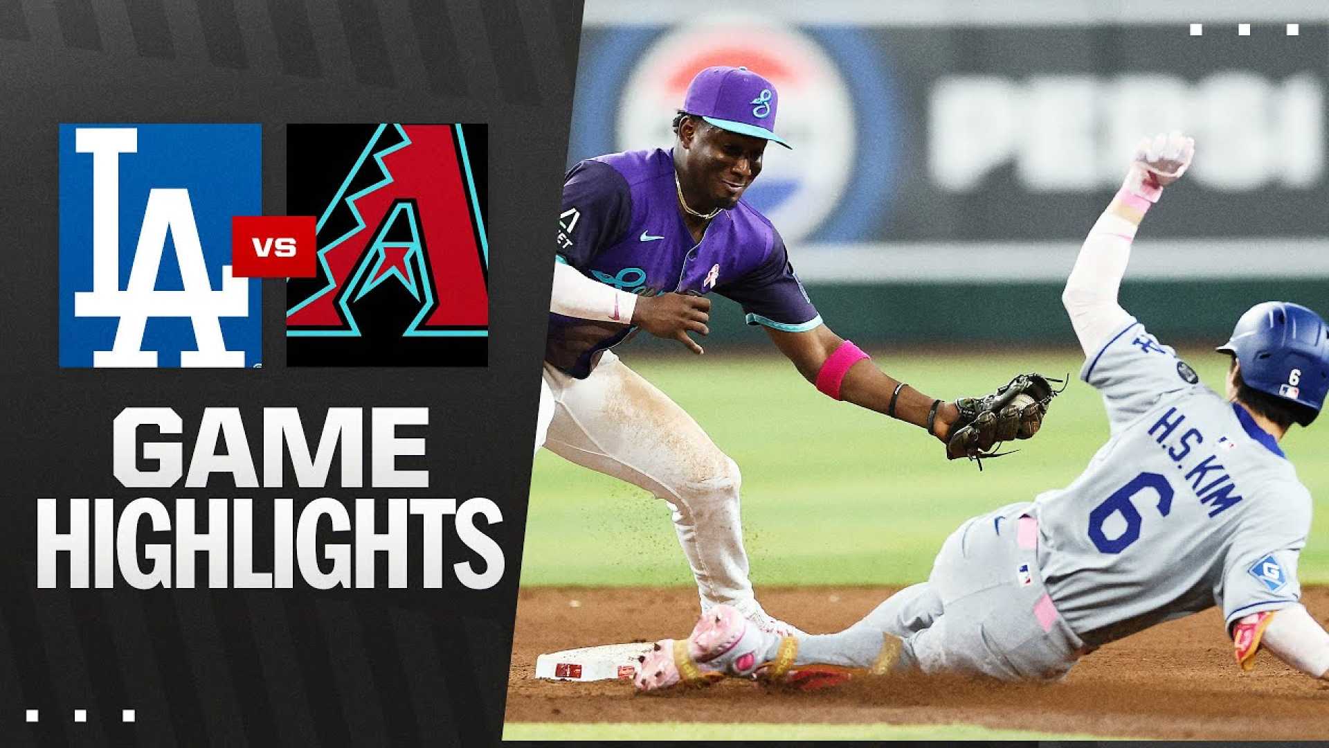 Dodgers Vs Diamondbacks Game Highlights