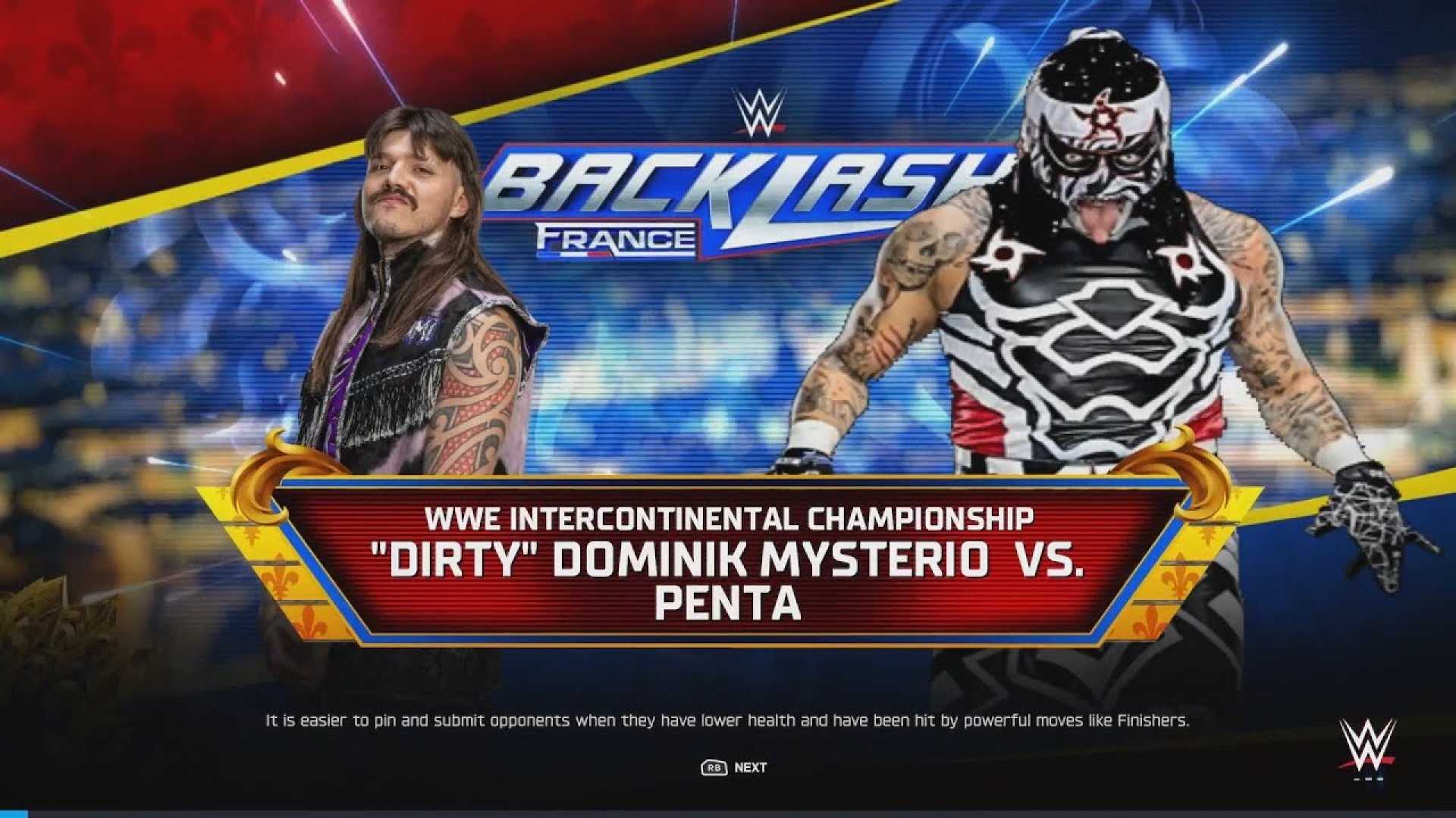Dominik Mysterio Versus Penta Backlash
