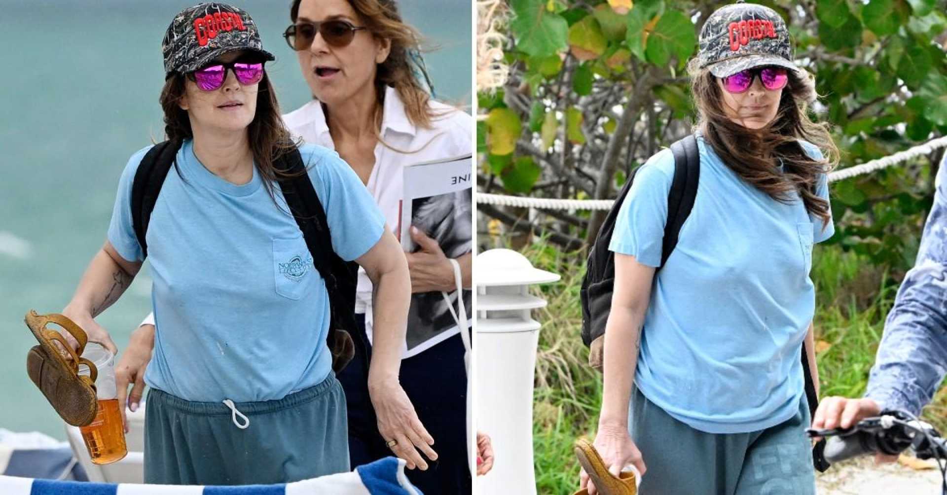 Drew Barrymore Relaxed Day Off
