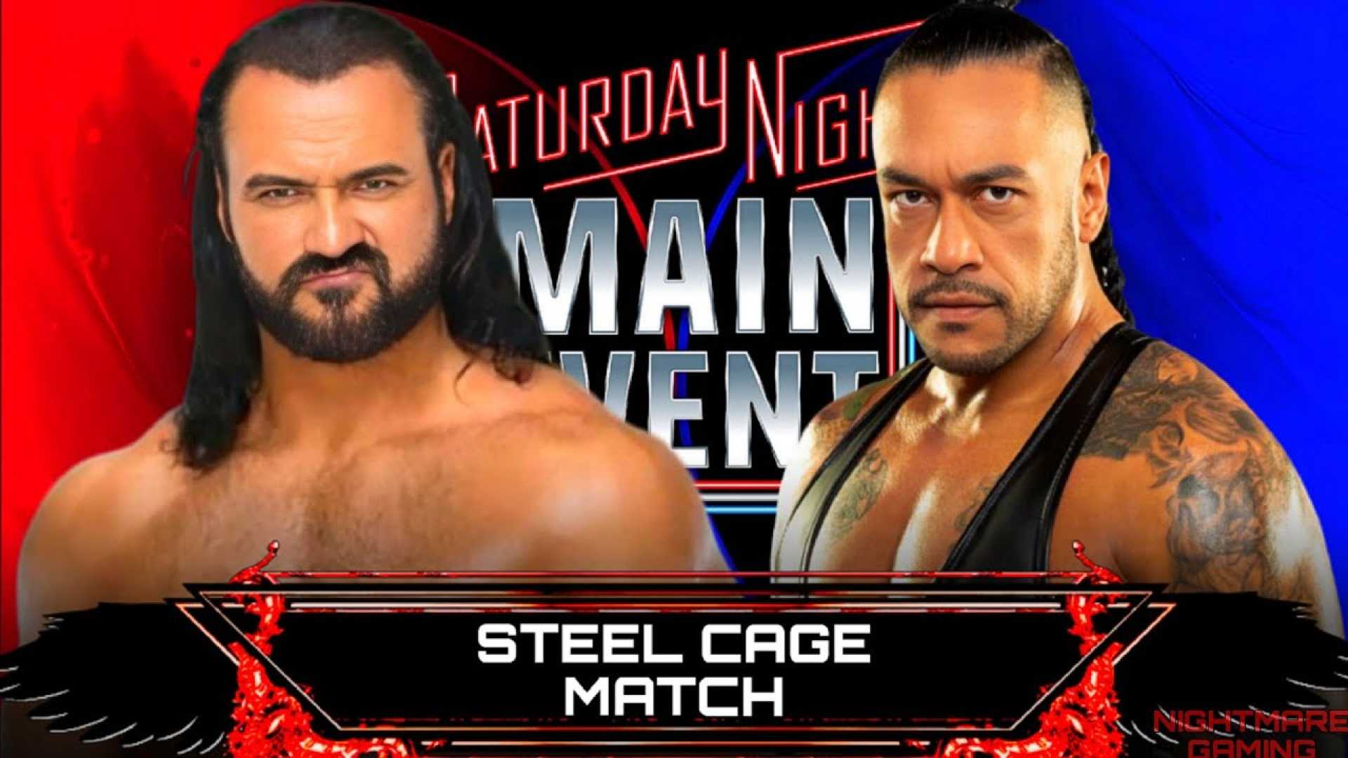 Drew Mcintyre Damian Priest Steel Cage Match