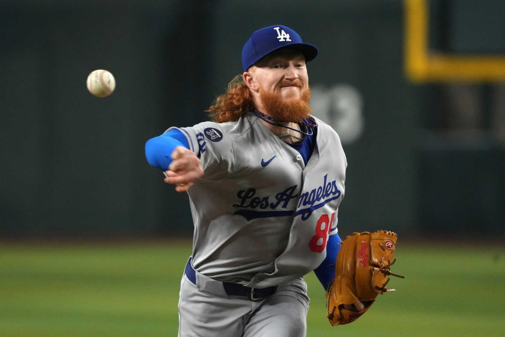 Dustin May Corbin Burnes Dodgers Diamondbacks