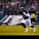 Eagles Tight End Dallas Goedert In Action
