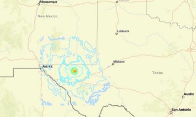 Earthquake West Texas 5.4 Magnitude