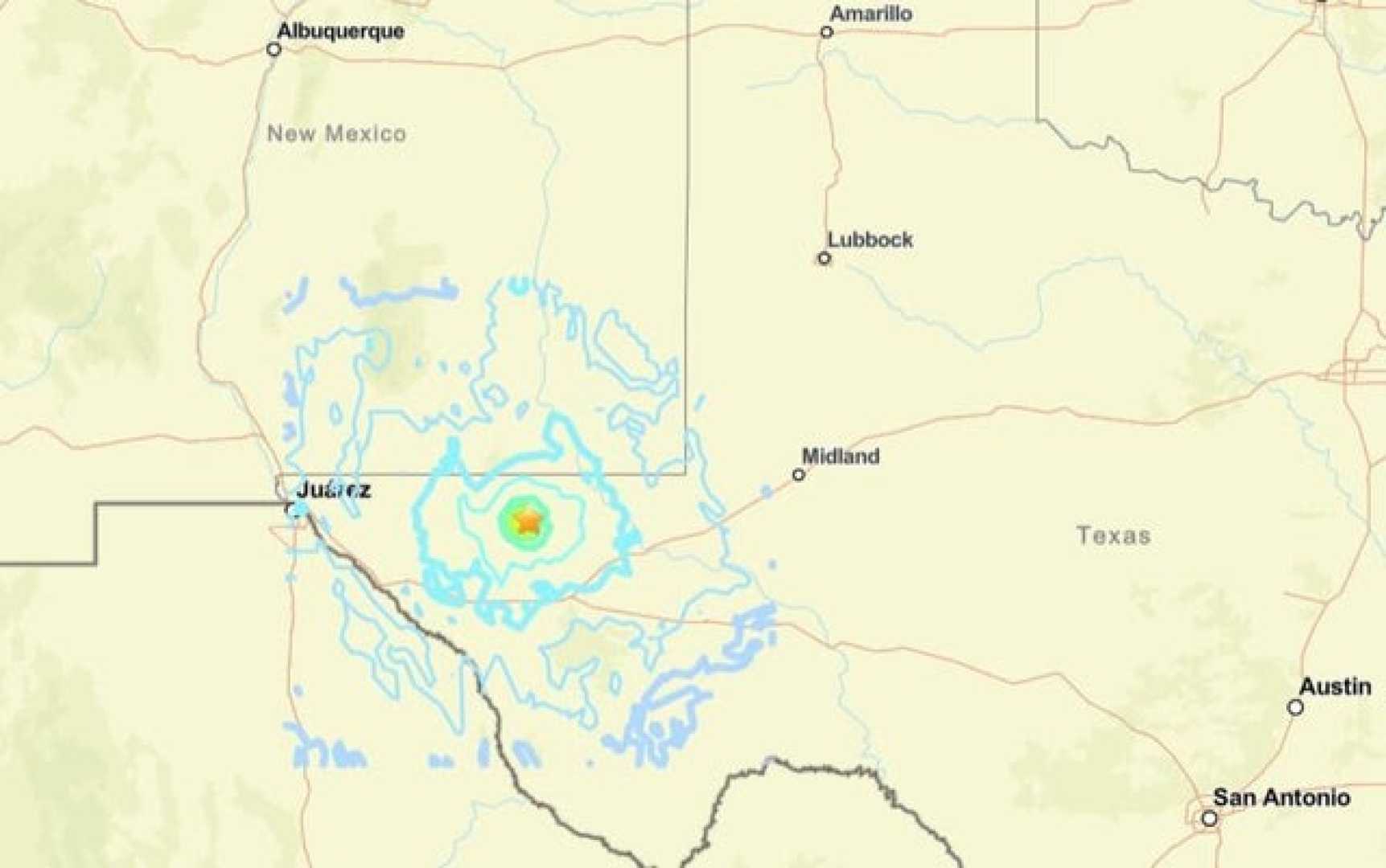 Earthquake West Texas 5.4 Magnitude