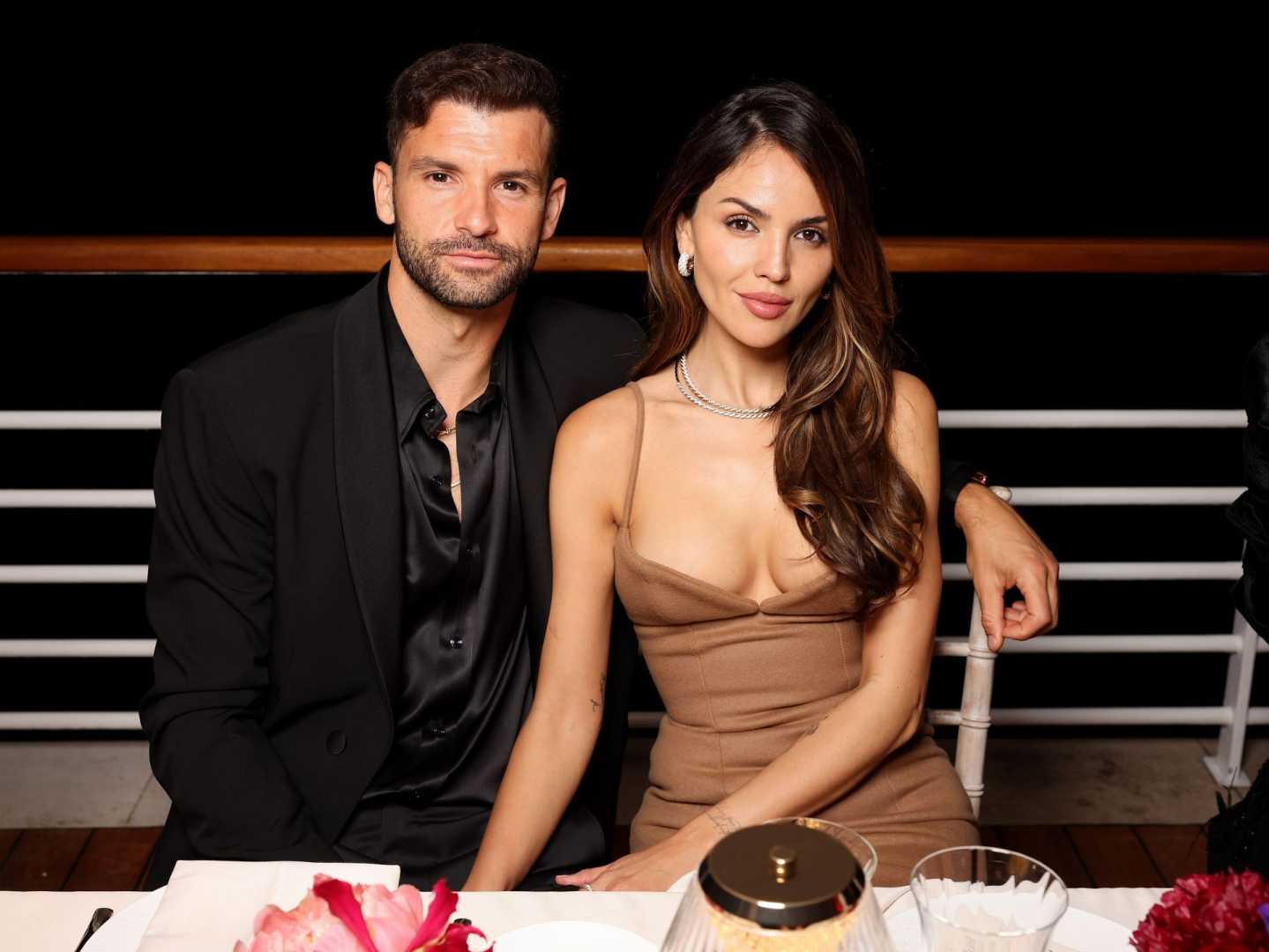 Eiza González Grigor Dimitrov Cannes