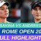 Elena Rybakina Bianca Andreescu Tennis Match