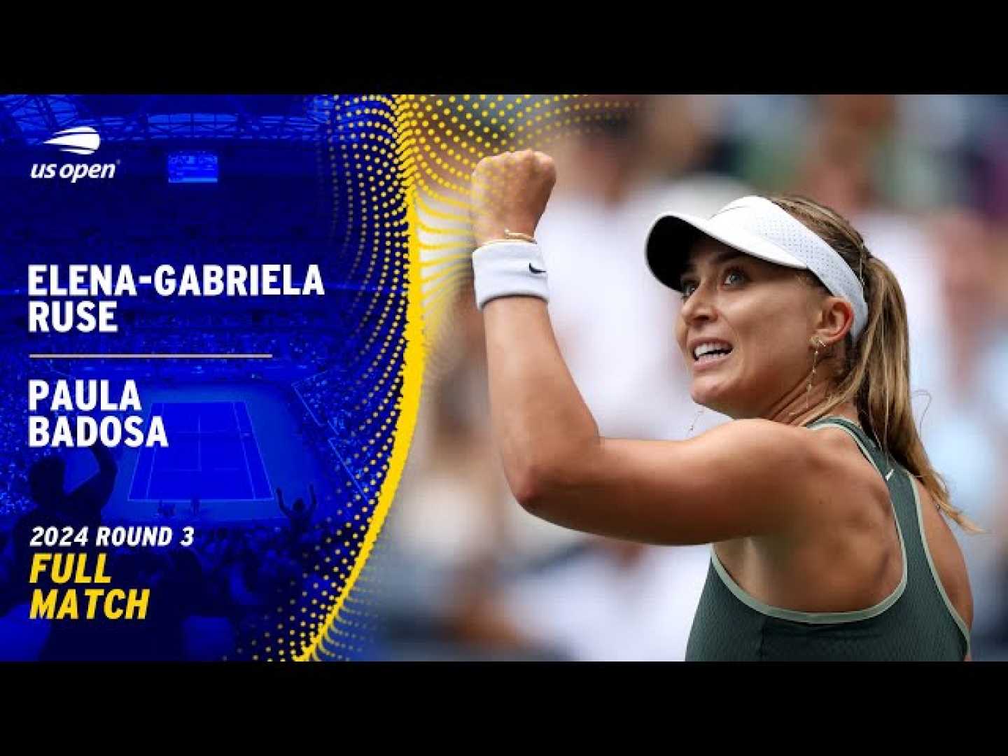 Elena Gabriela Ruse Paula Badosa Tennis Match