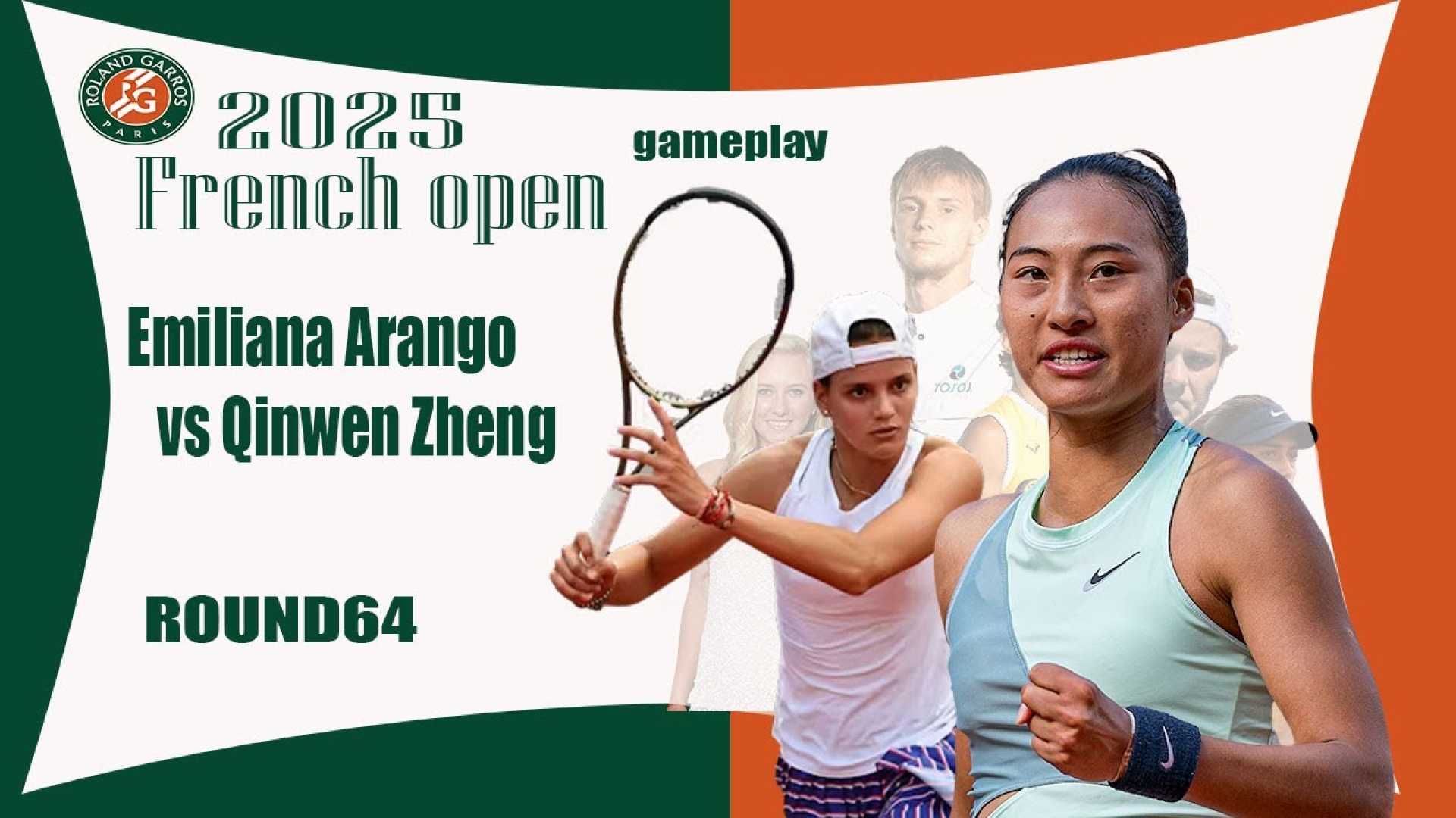 Emiliana Arango Qinwen Zheng French Open