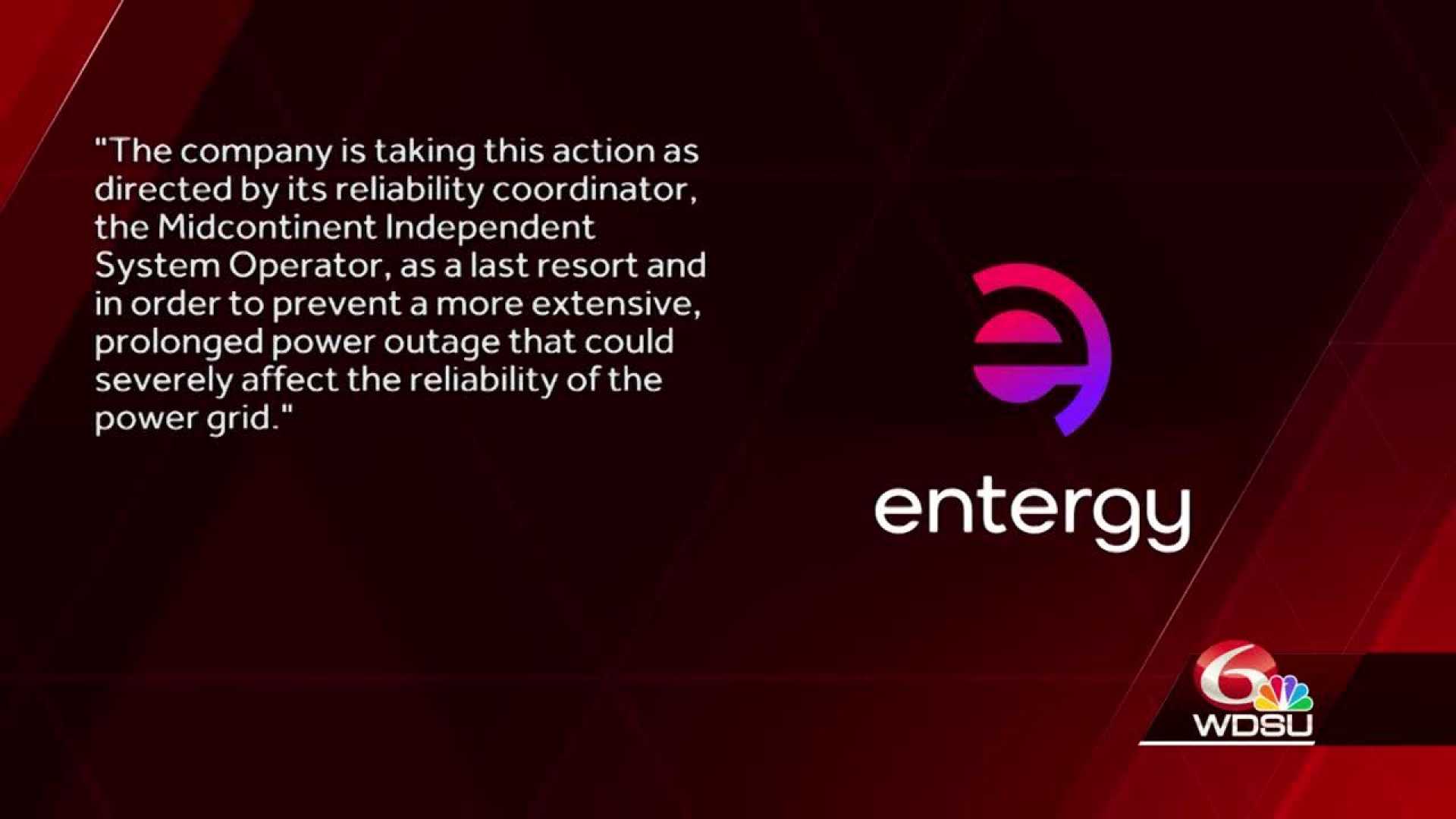 Entergy New Orleans Power Outage Memorial Day
