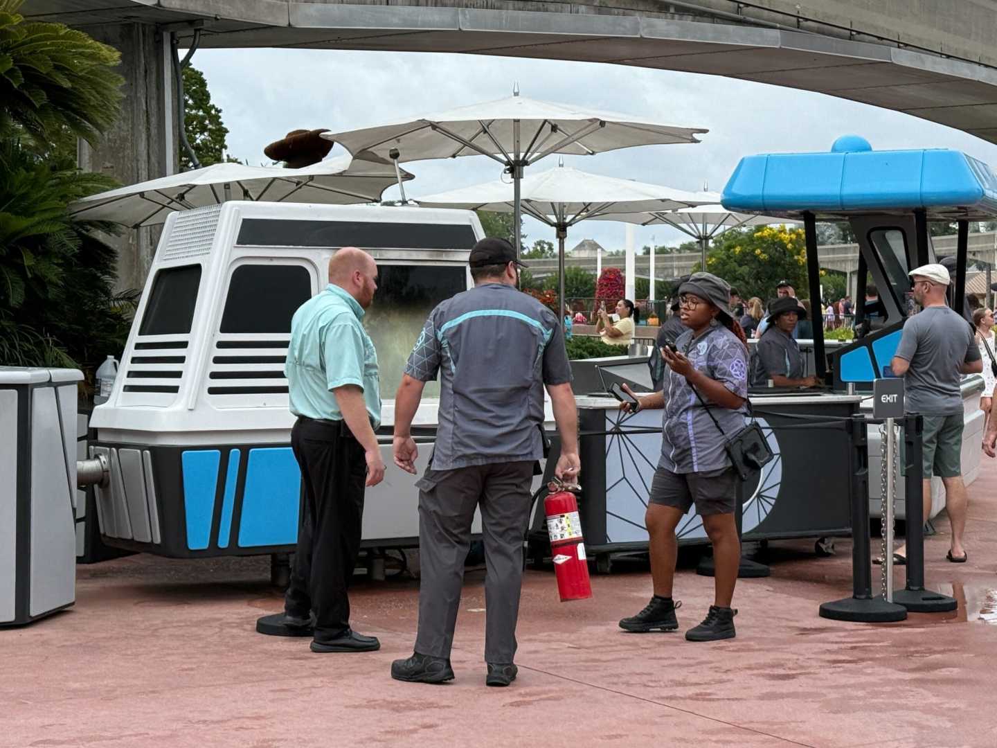 Epcot Popcorn Cart Fire Incident
