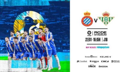 Espanyol Vs Real Betis Football Match