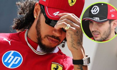 Esteban Ocon Lewis Hamilton Ferrari