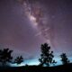 Eta Aquariid Meteor Shower Night Sky