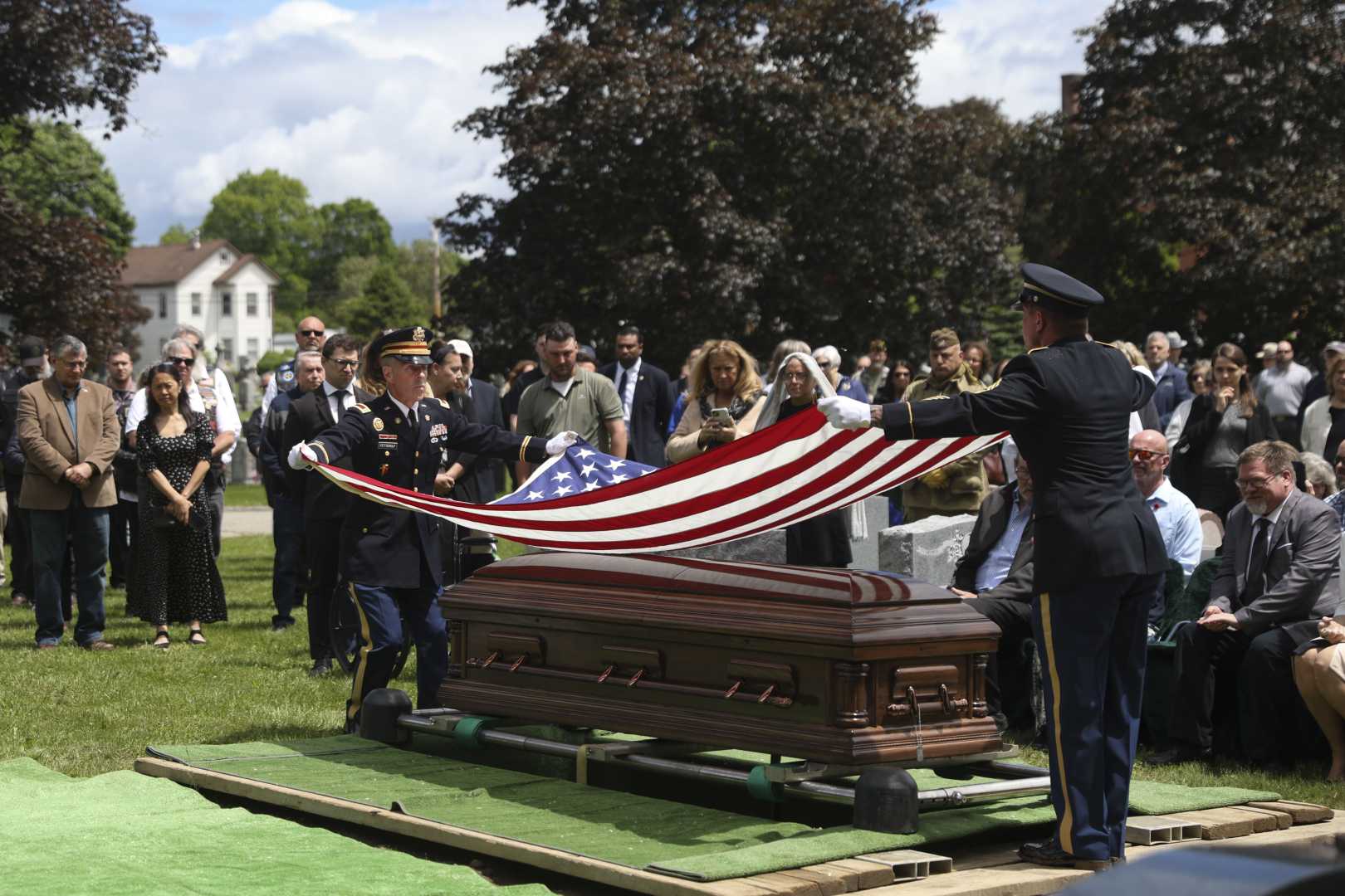 Eugene Darrigan Wwii Hero Burial