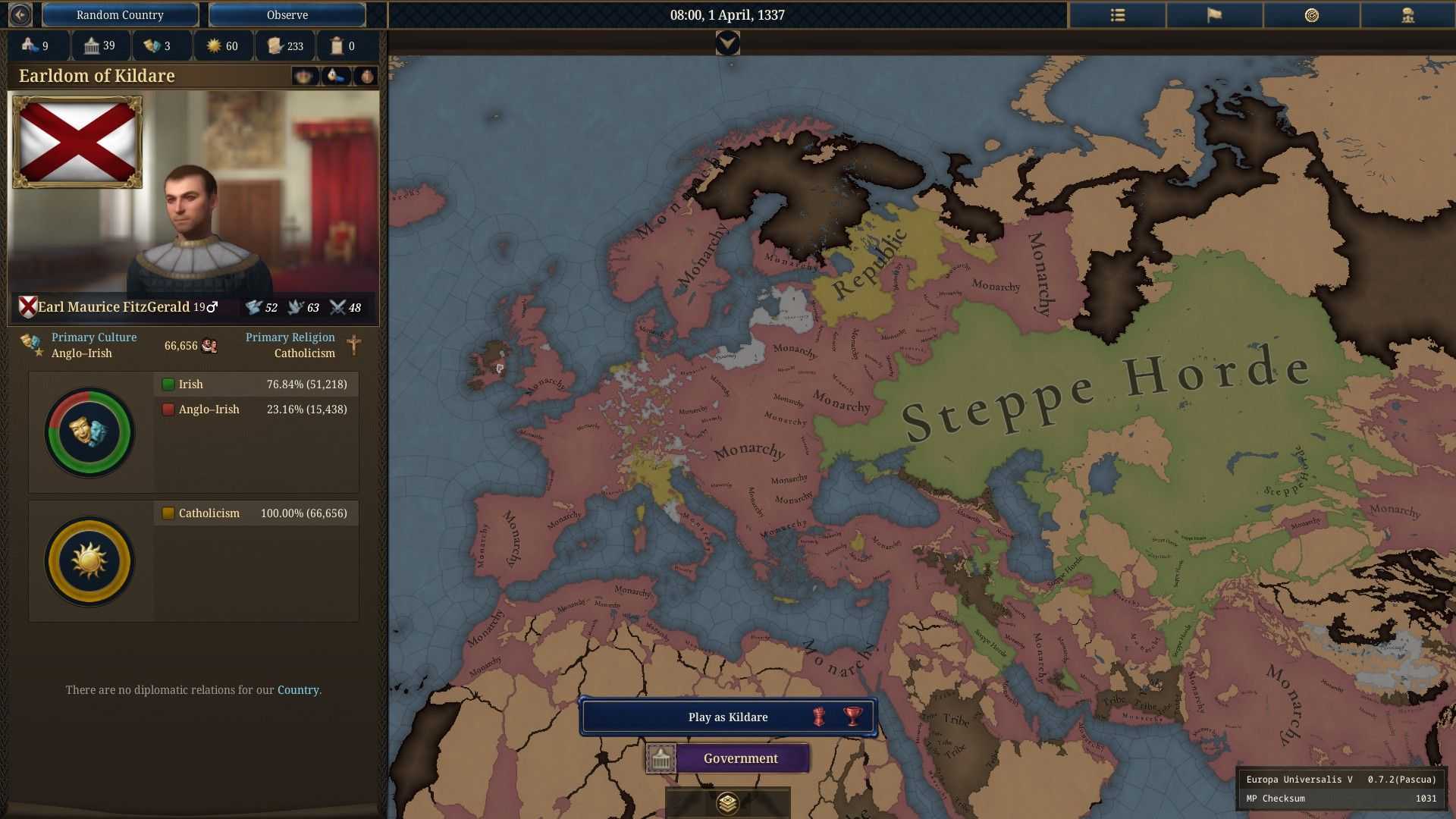 Europa Universalis 5 Strategy Game Details