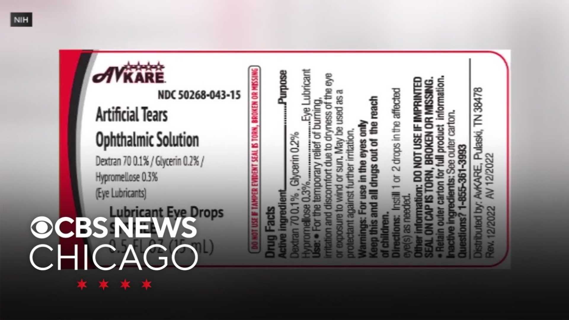 Eye Care Products Recall Avkare