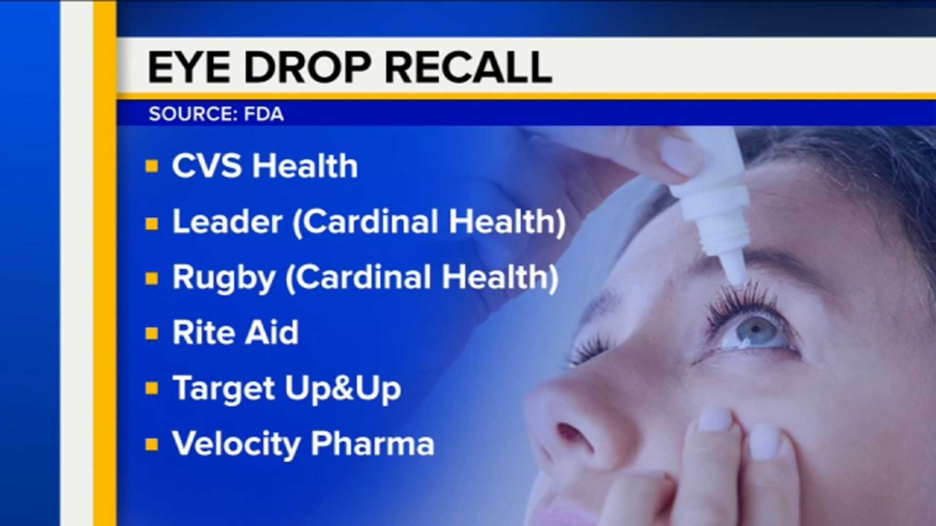 Eye Products Recall Fda Safety