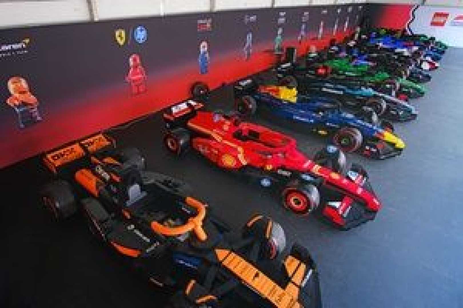 F1 Drivers Parade With Lego Cars Miami Grand Prix