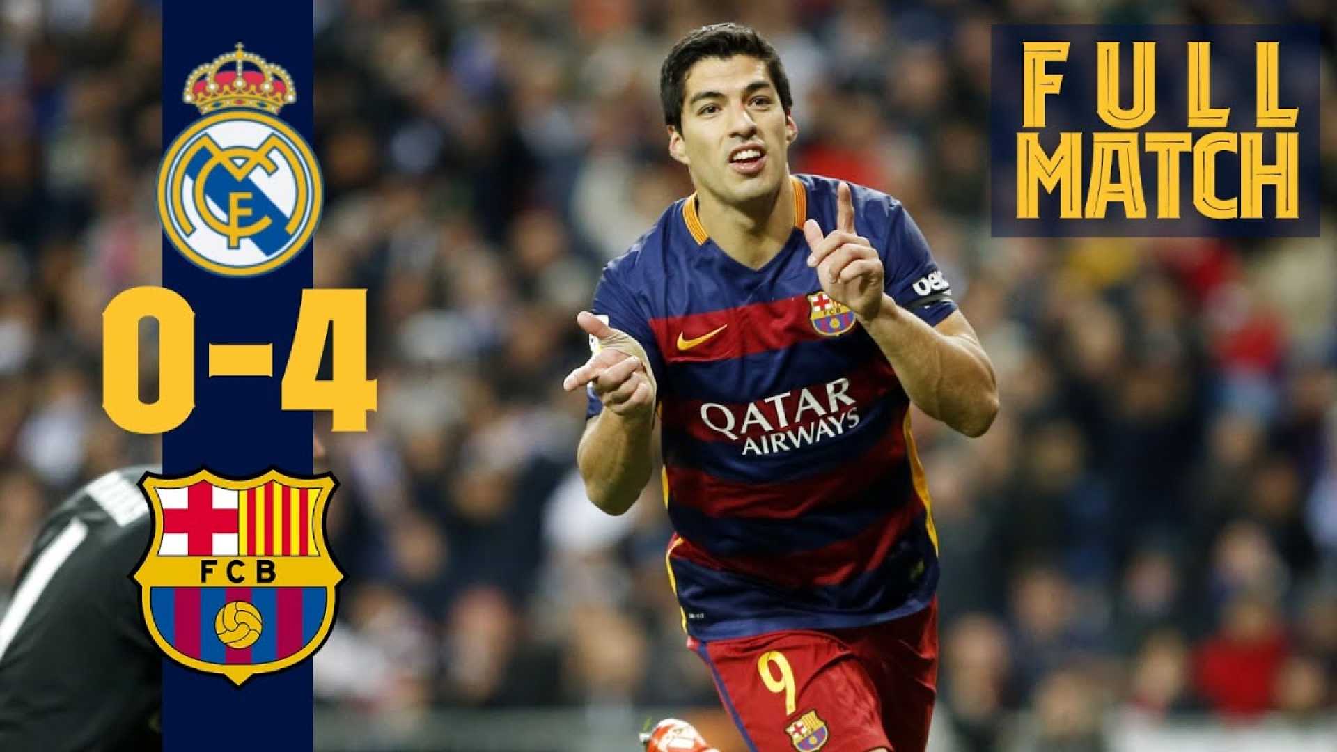 Fc Barcelona Vs Real Madrid Classic Match