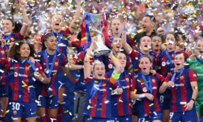 Fc Barcelona Woman Football Liga F Champions