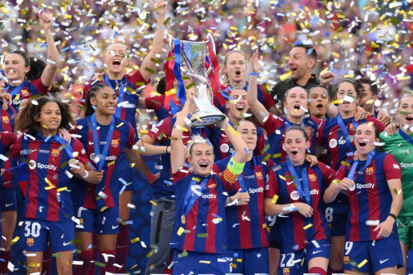 Fc Barcelona Woman Football Liga F Champions