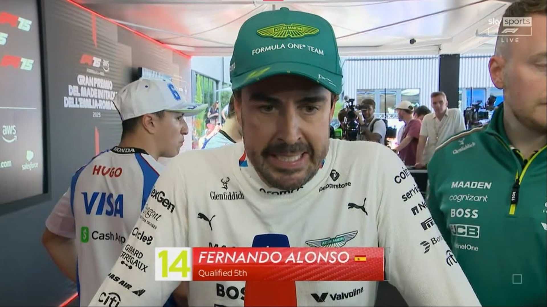 Fernando Alonso Emilia Romagna Grand Prix 2025