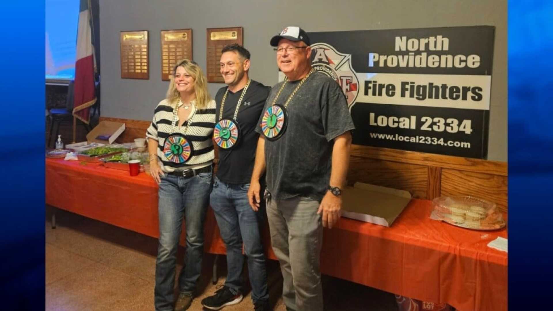 Firefighters Wheel Of Fortune Rhode Island