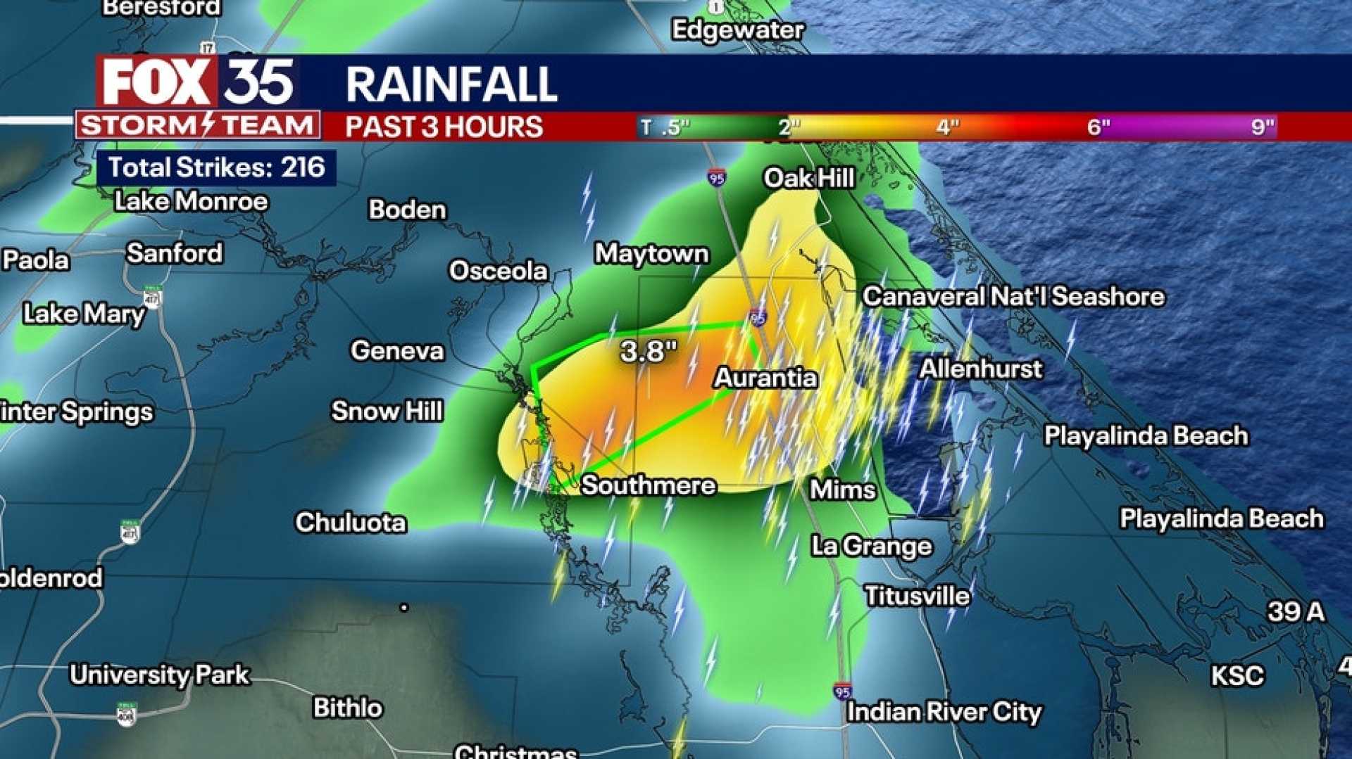 Flash Flood Warning Brevard Volusia Counties