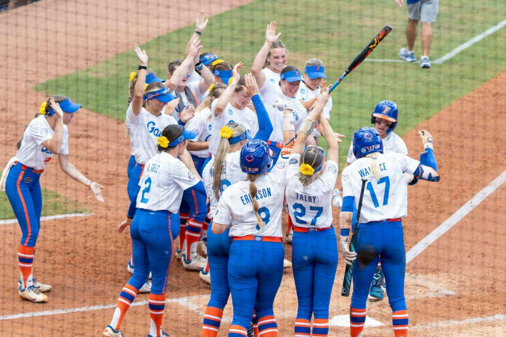 Florida Gators Softball Team Celebrates Victory