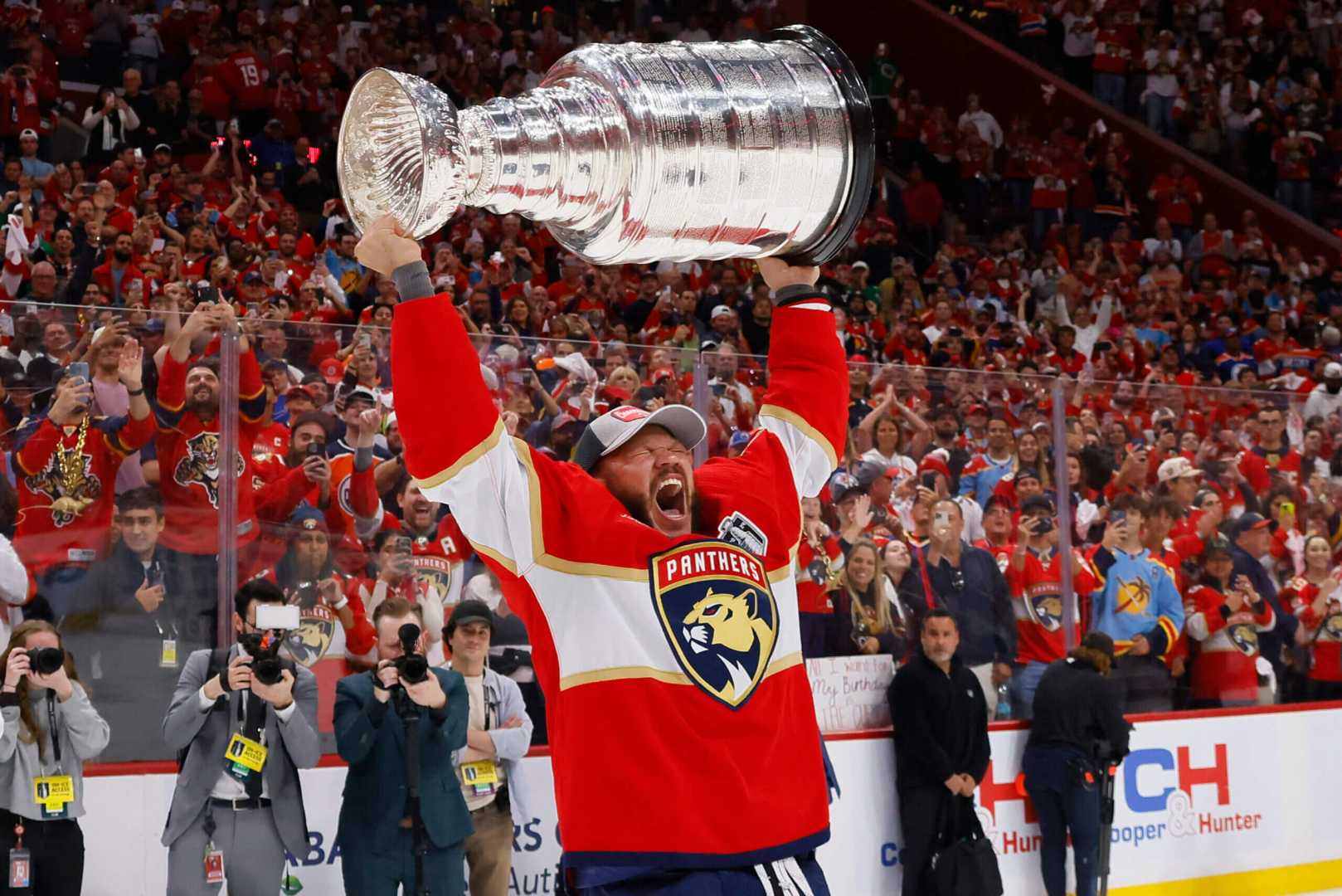 Florida Panthers Hockey Team Celebration