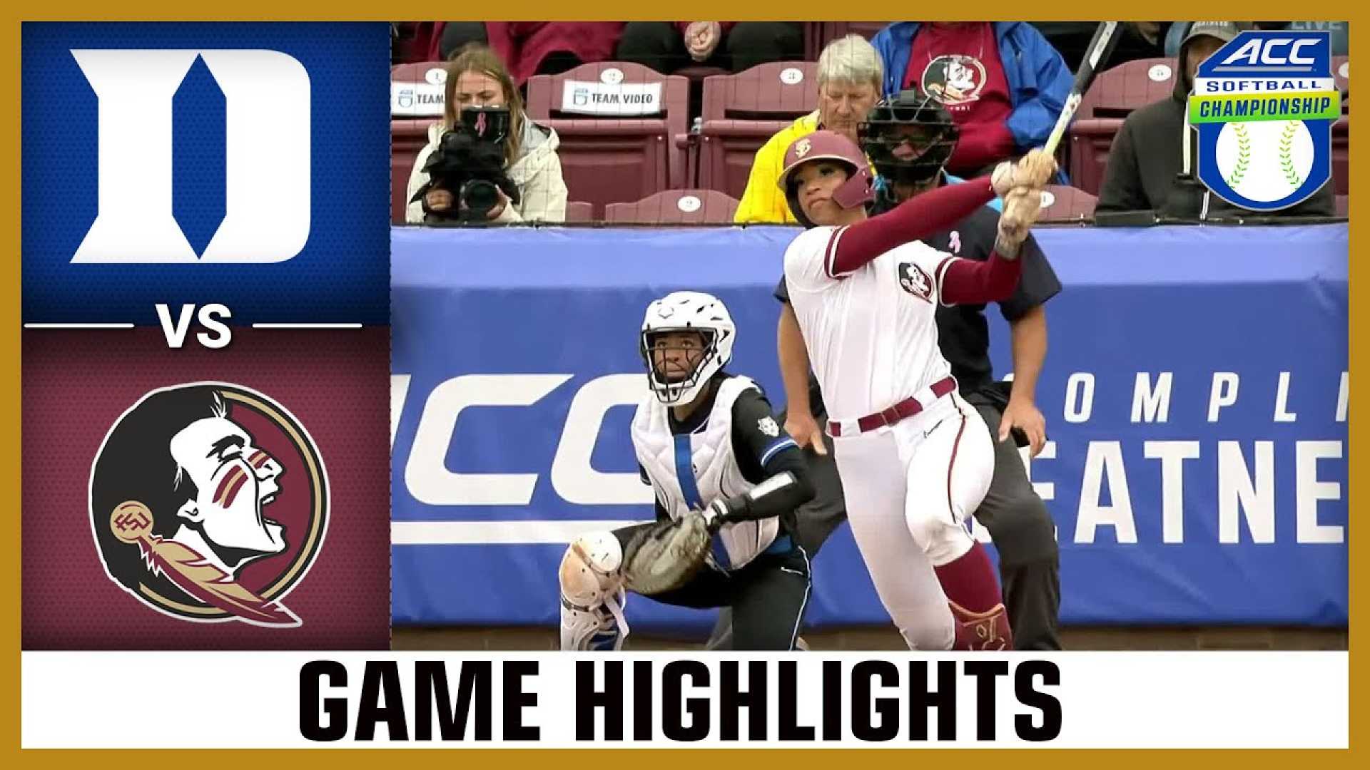 Florida State Softball Team Game Highlights