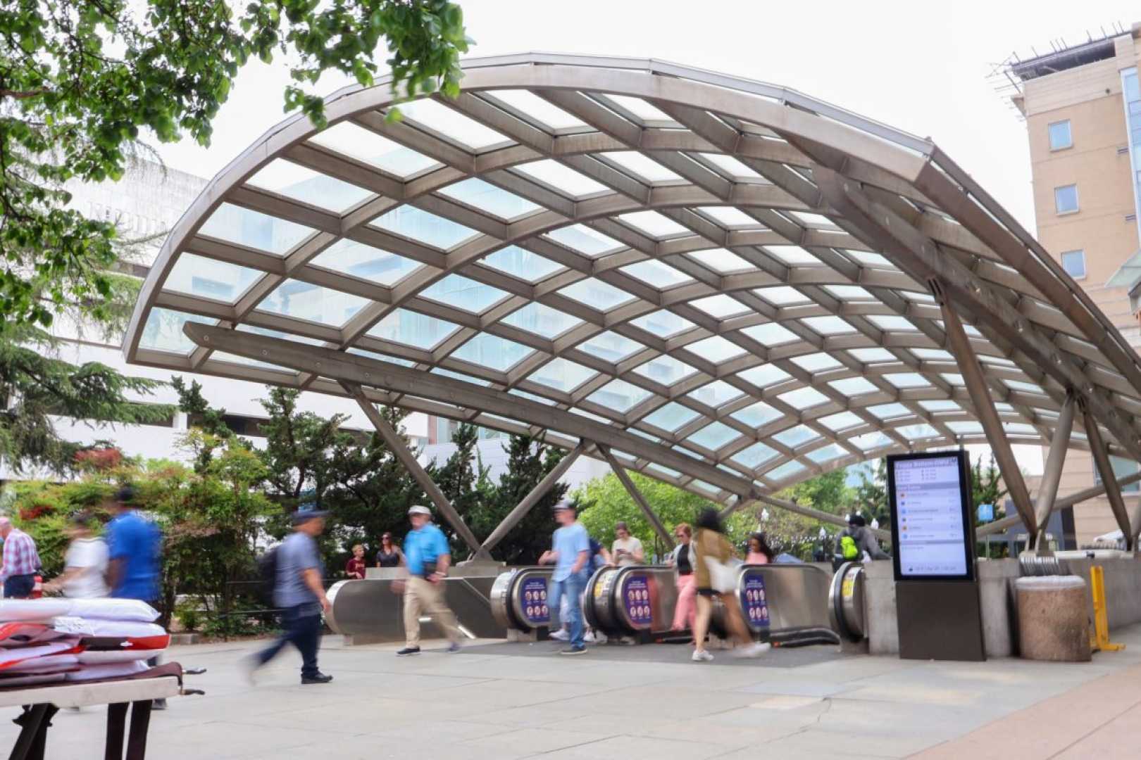 Foggy Bottom Gwu Metro Station Entrance Construction