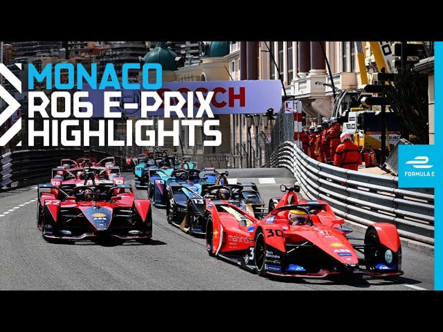 Formula E Racing Cars In Monaco