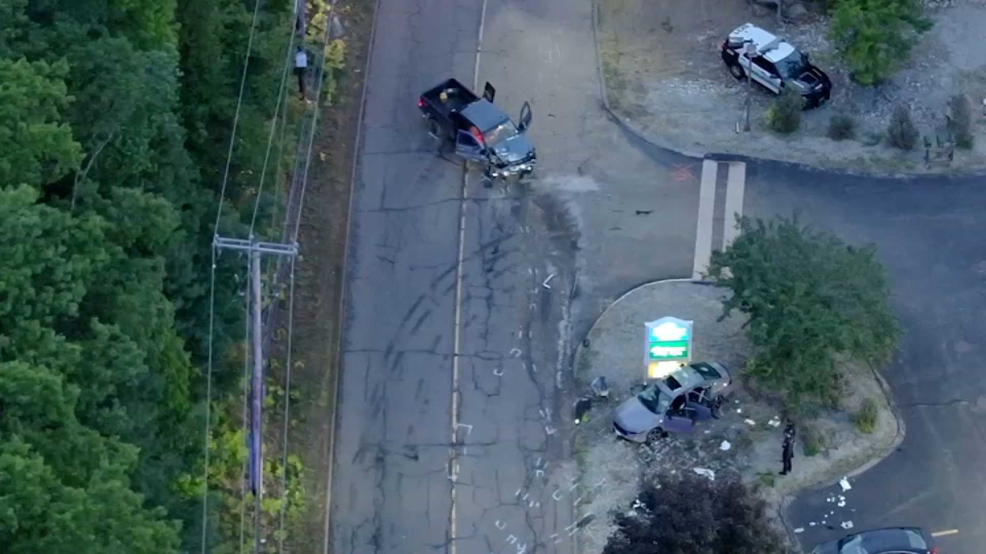 Franklin Massachusetts Crash Scene